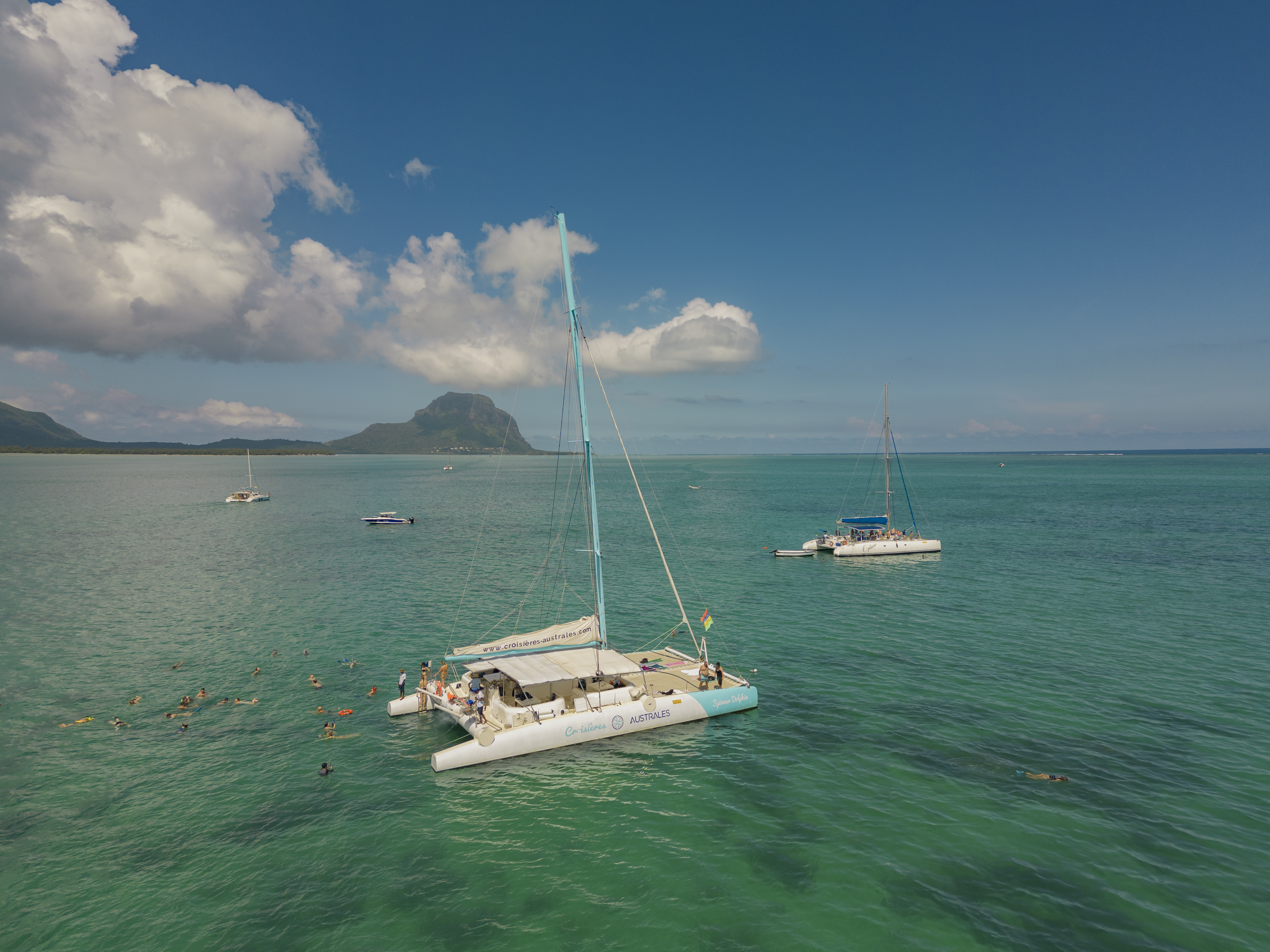 Catamaran Wide Shot